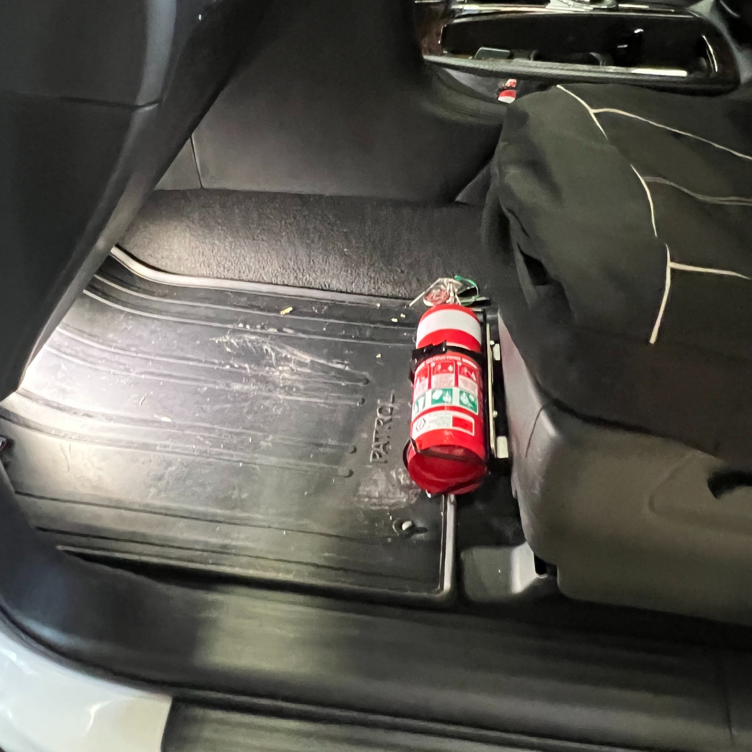 20172023 Nissan Y62 Patrol Fire Extinguisher Bracket Scrub King 4x4