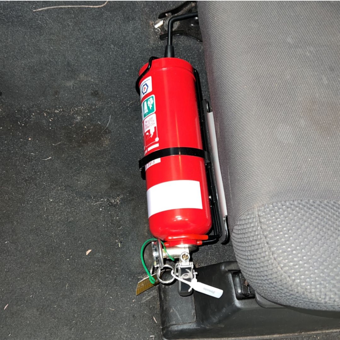 20042014 Nissan Navara D40 Fire Extinguisher Bracket Scrub King