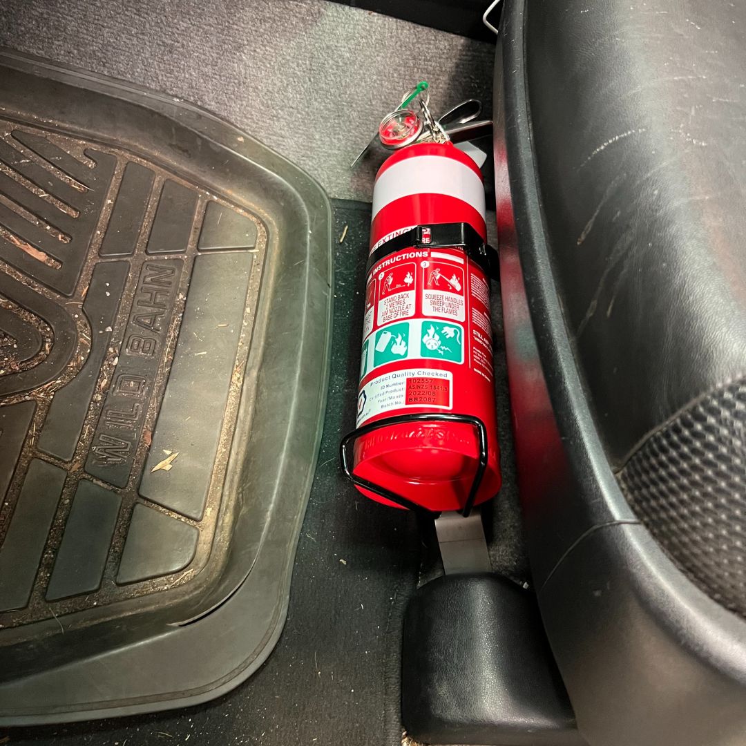 20092015 Toyota Prado 150 Fire Extinguisher Bracket Scrub King 4x4